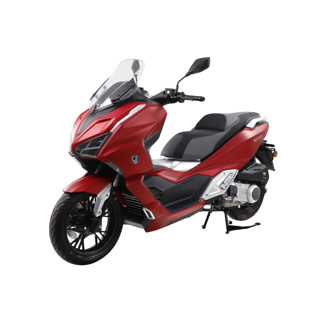 moto roja panther