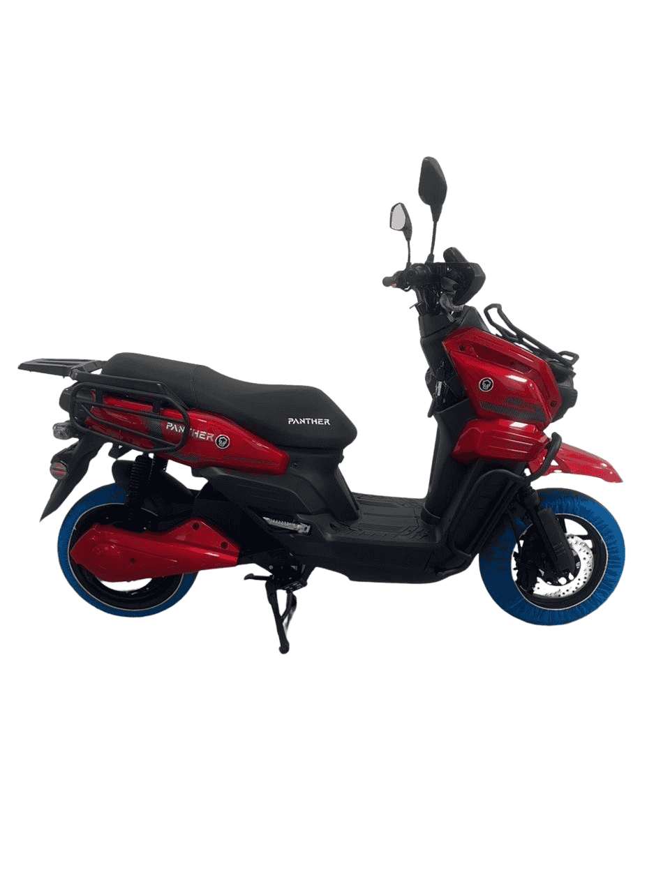 Moto eléctrica Panther TANK 3000W en color rojo