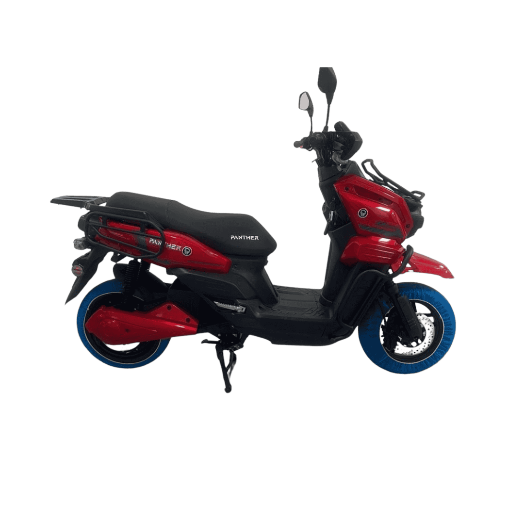 Moto eléctrica Panther TANK 3000W en color rojo